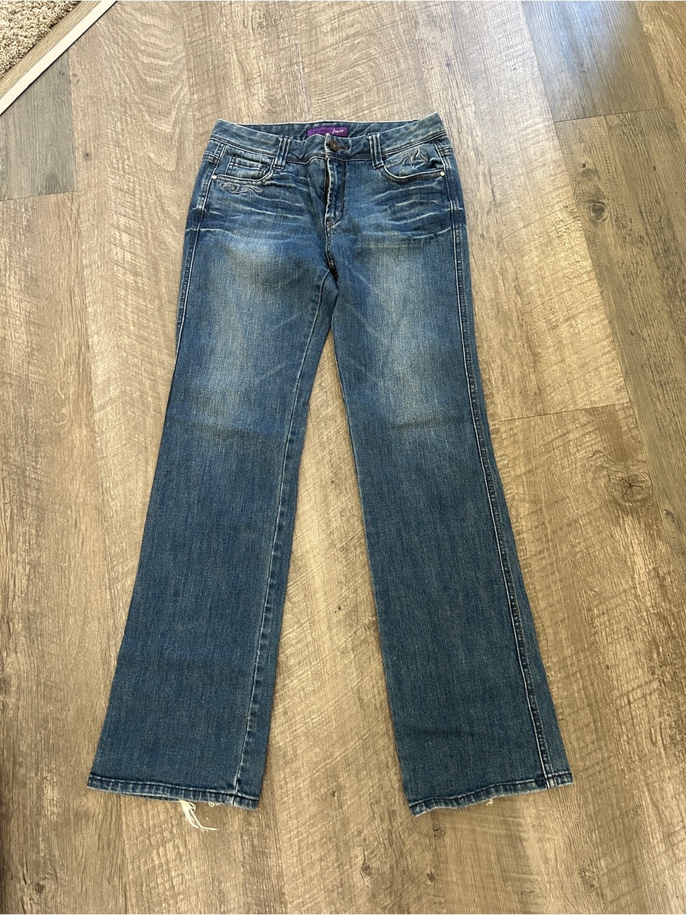 Dark Blue Bootcut Jeans